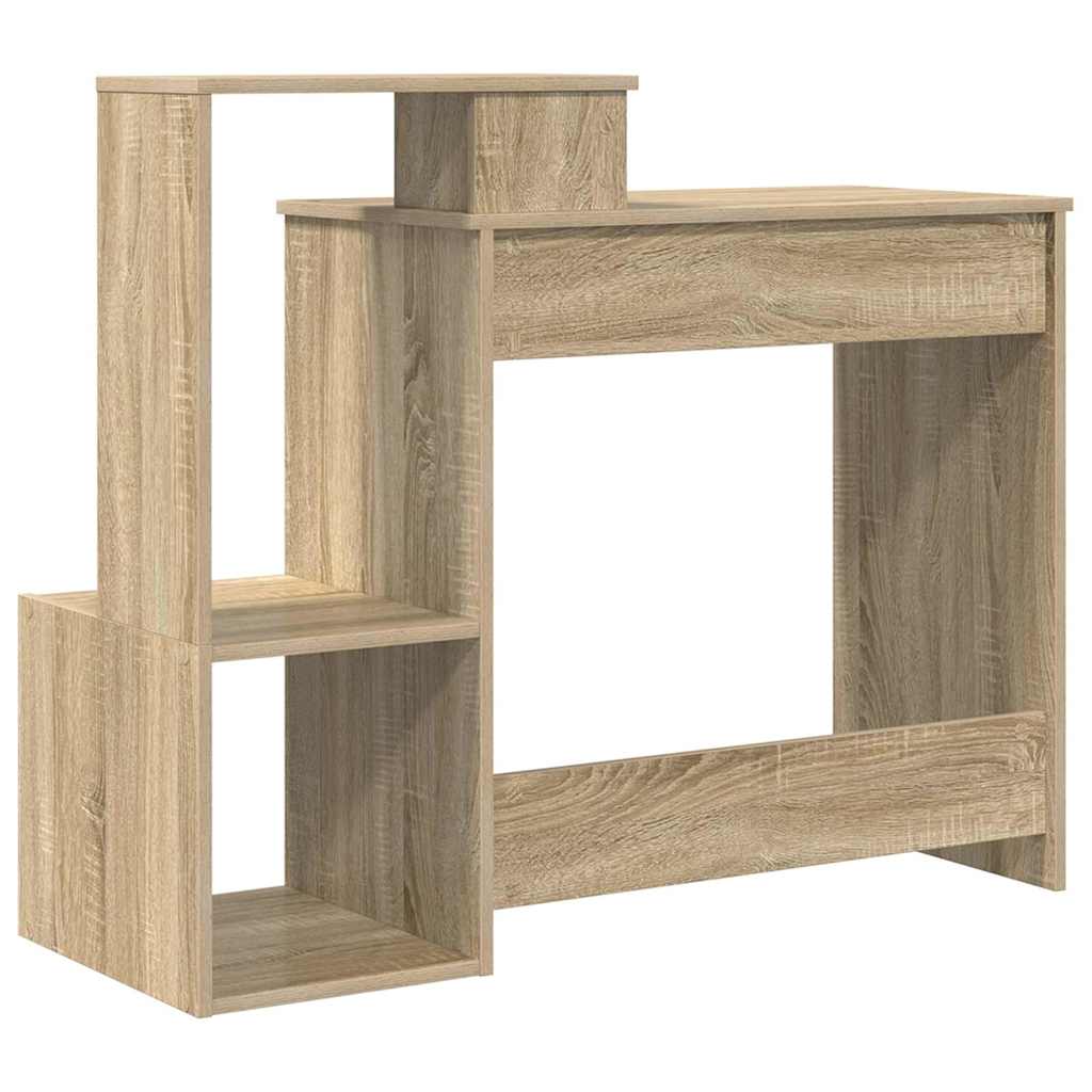 Asztal Sonoma tölgy Szerelt Fa 106 x 41 x 88.5 cm