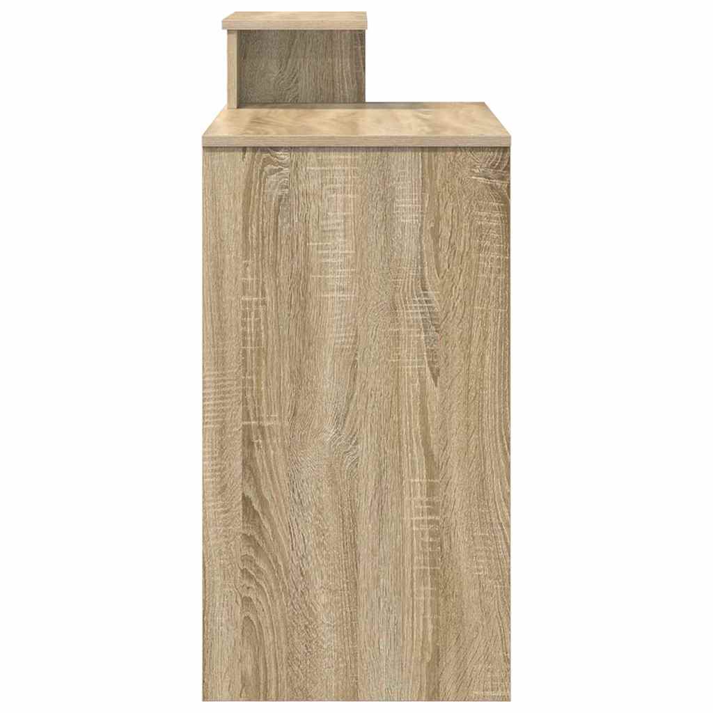 Asztal Sonoma tölgy Szerelt Fa 106 x 41 x 88.5 cm