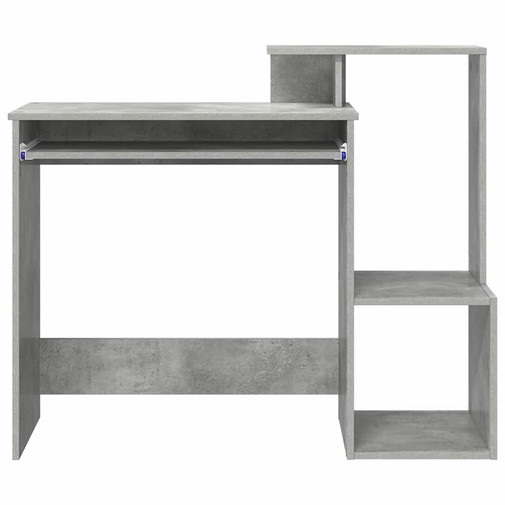 Asztal Beton Szürke Szerelt Fa 106 x 41 x 88.5 cm