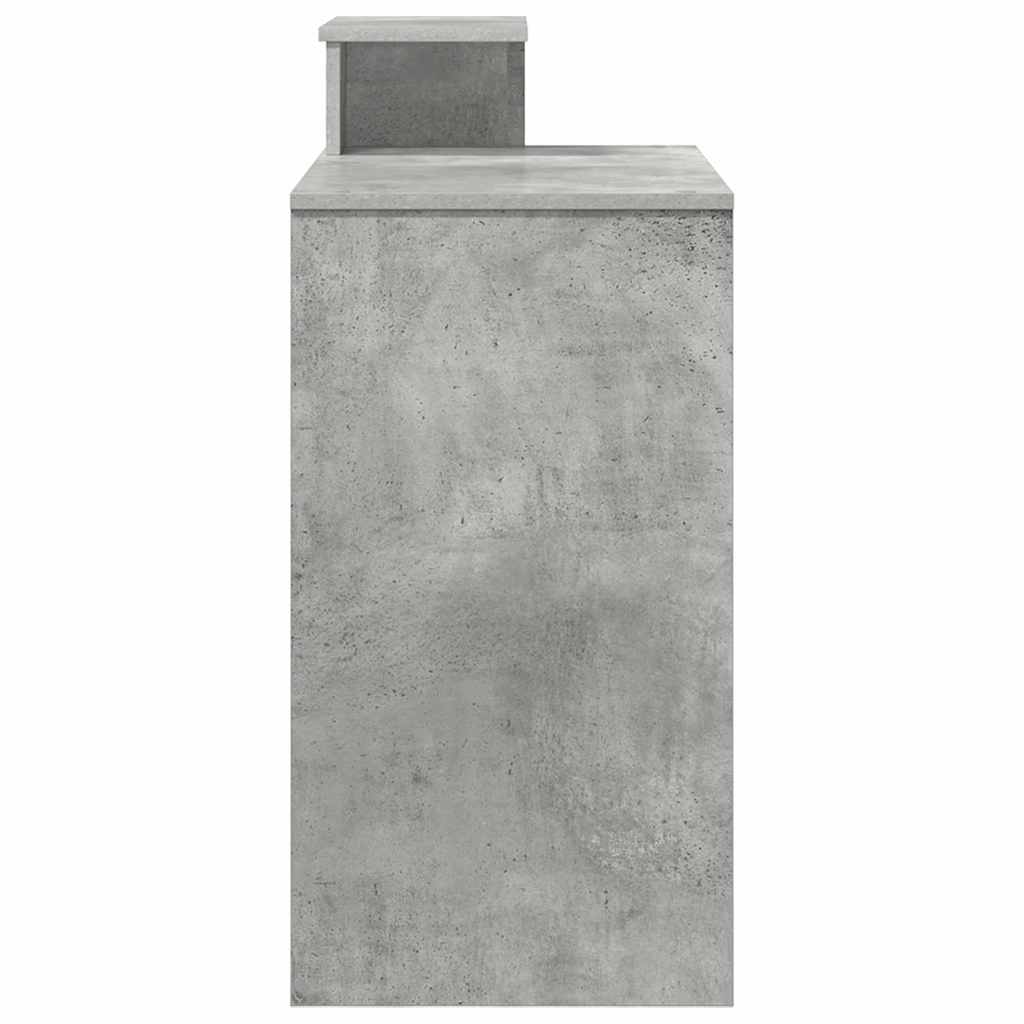 Asztal Beton Szürke Szerelt Fa 106 x 41 x 88.5 cm