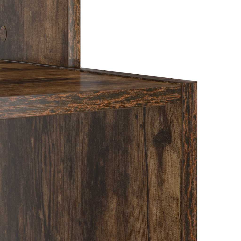 Asztal Füstölt tölgy Szerelt Fa 106 x 41 x 88.5 cm