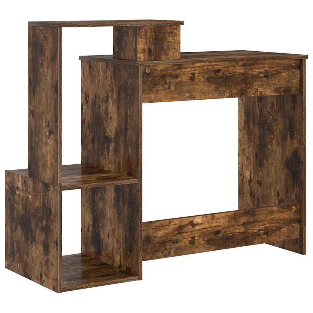 Asztal Füstölt tölgy Szerelt Fa 106 x 41 x 88.5 cm