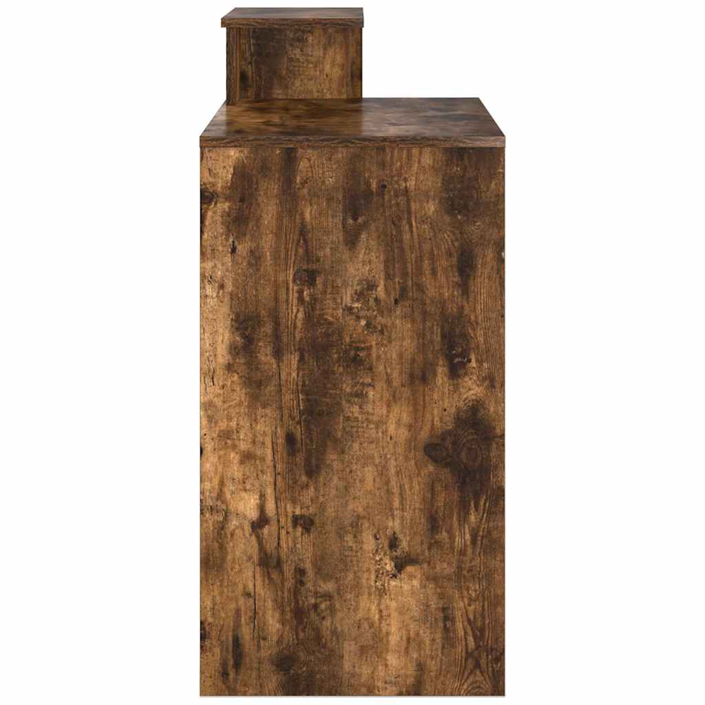 Asztal Füstölt tölgy Szerelt Fa 106 x 41 x 88.5 cm