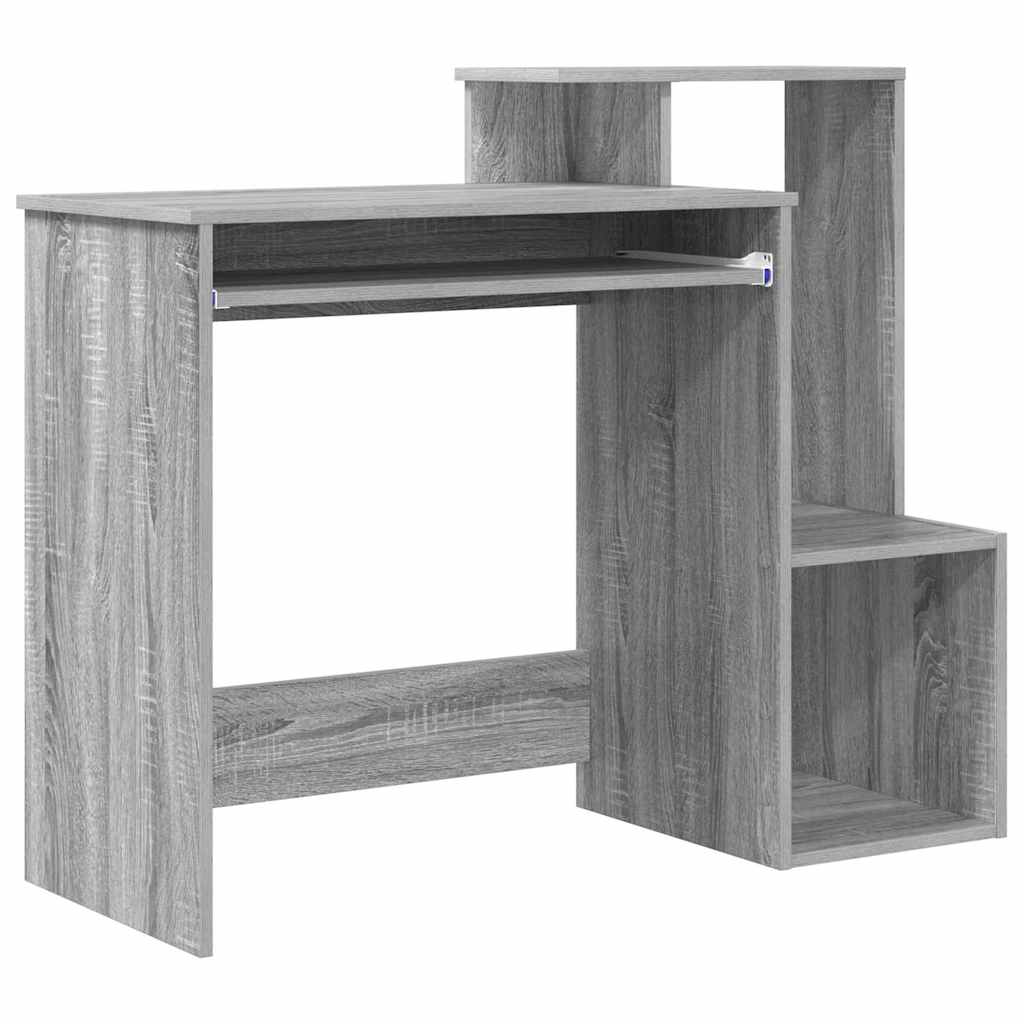 Asztal Szürke Sonoma Szerelt Fa 106 x 41 x 88.5 cm