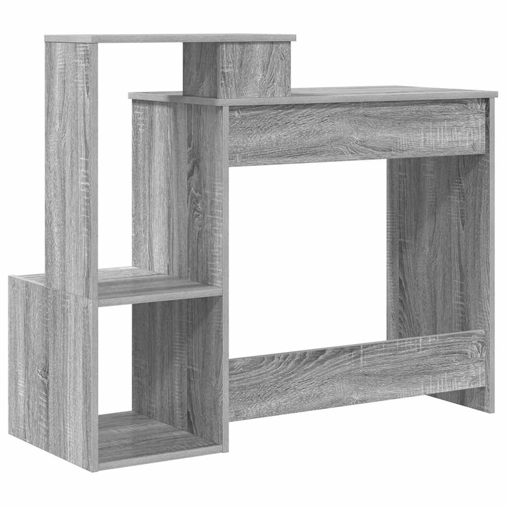 Asztal Szürke Sonoma Szerelt Fa 106 x 41 x 88.5 cm