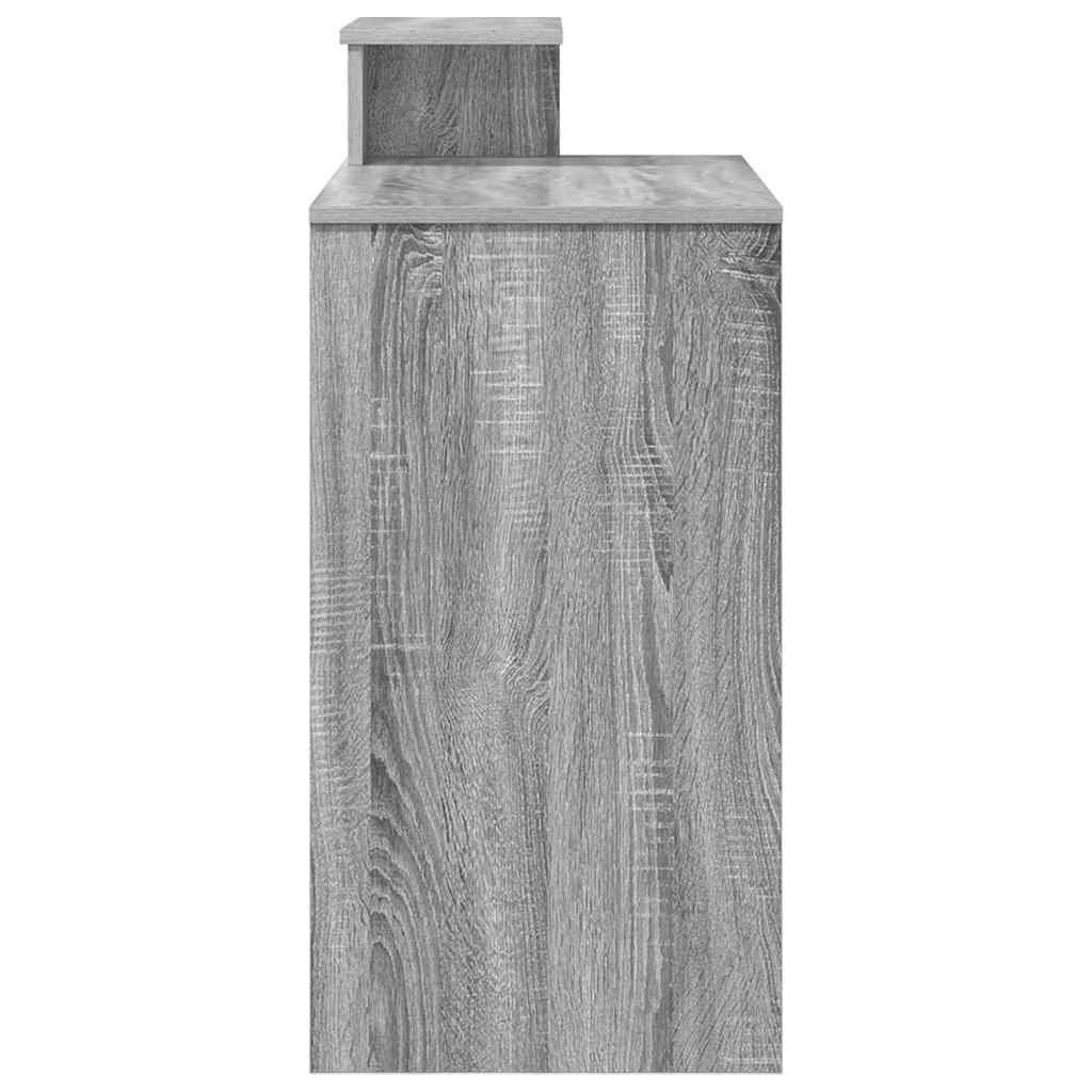 Asztal Szürke Sonoma Szerelt Fa 106 x 41 x 88.5 cm