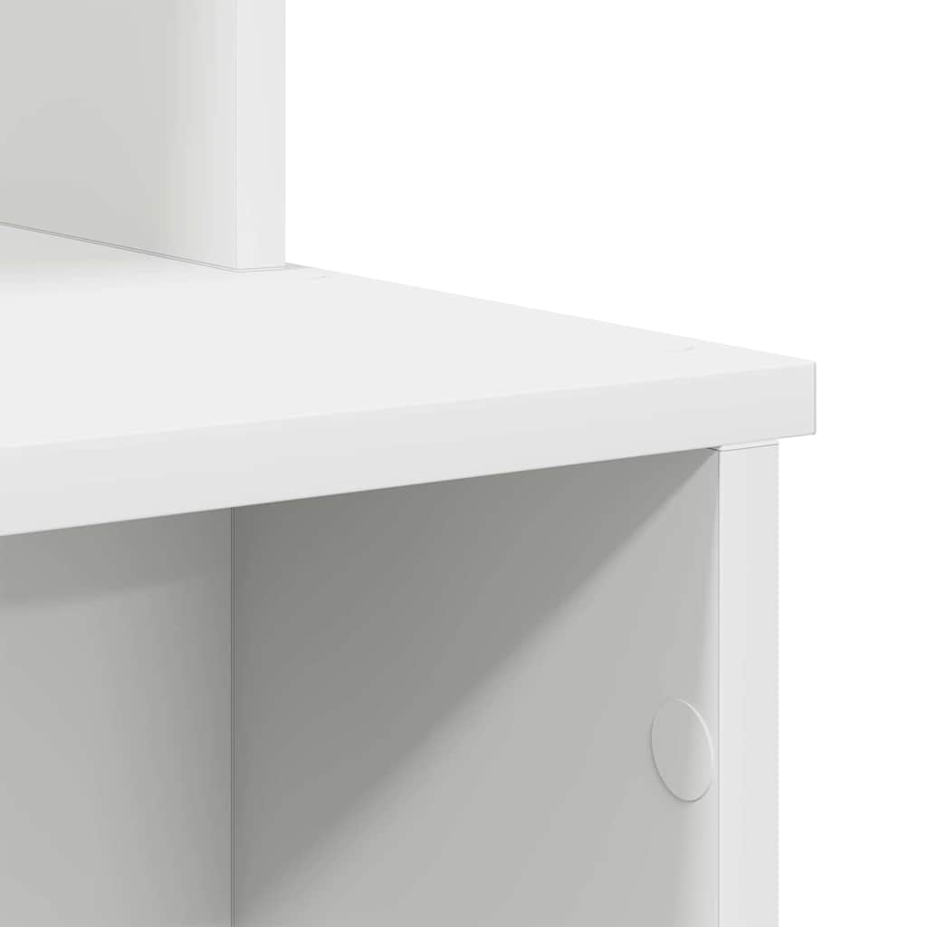 Asztal Fehér Szerelt Fa 120,5 x 44 x 88,5 cm
