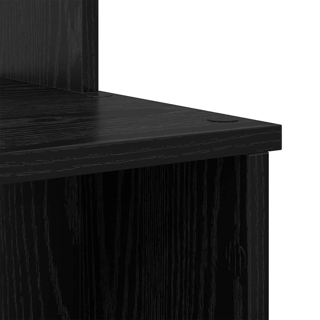 Asztal Fekete tölgy Szerelt Fa 120,5 x 44 x 88,5 cm