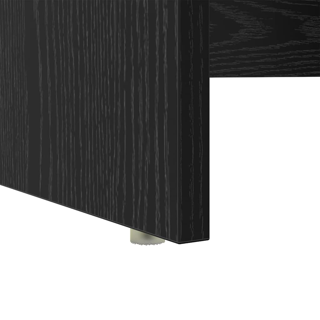 Asztal Fekete tölgy Szerelt Fa 120,5 x 44 x 88,5 cm