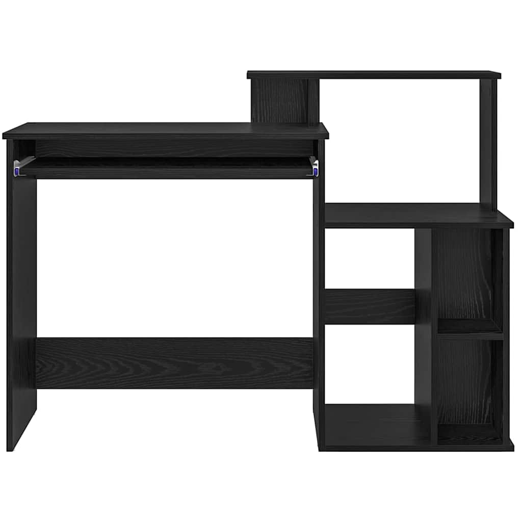 Asztal Fekete tölgy Szerelt Fa 120,5 x 44 x 88,5 cm