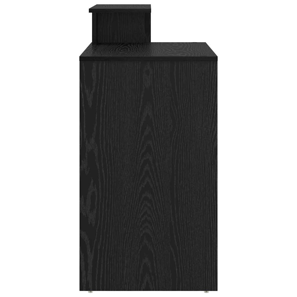 Asztal Fekete tölgy Szerelt Fa 120,5 x 44 x 88,5 cm
