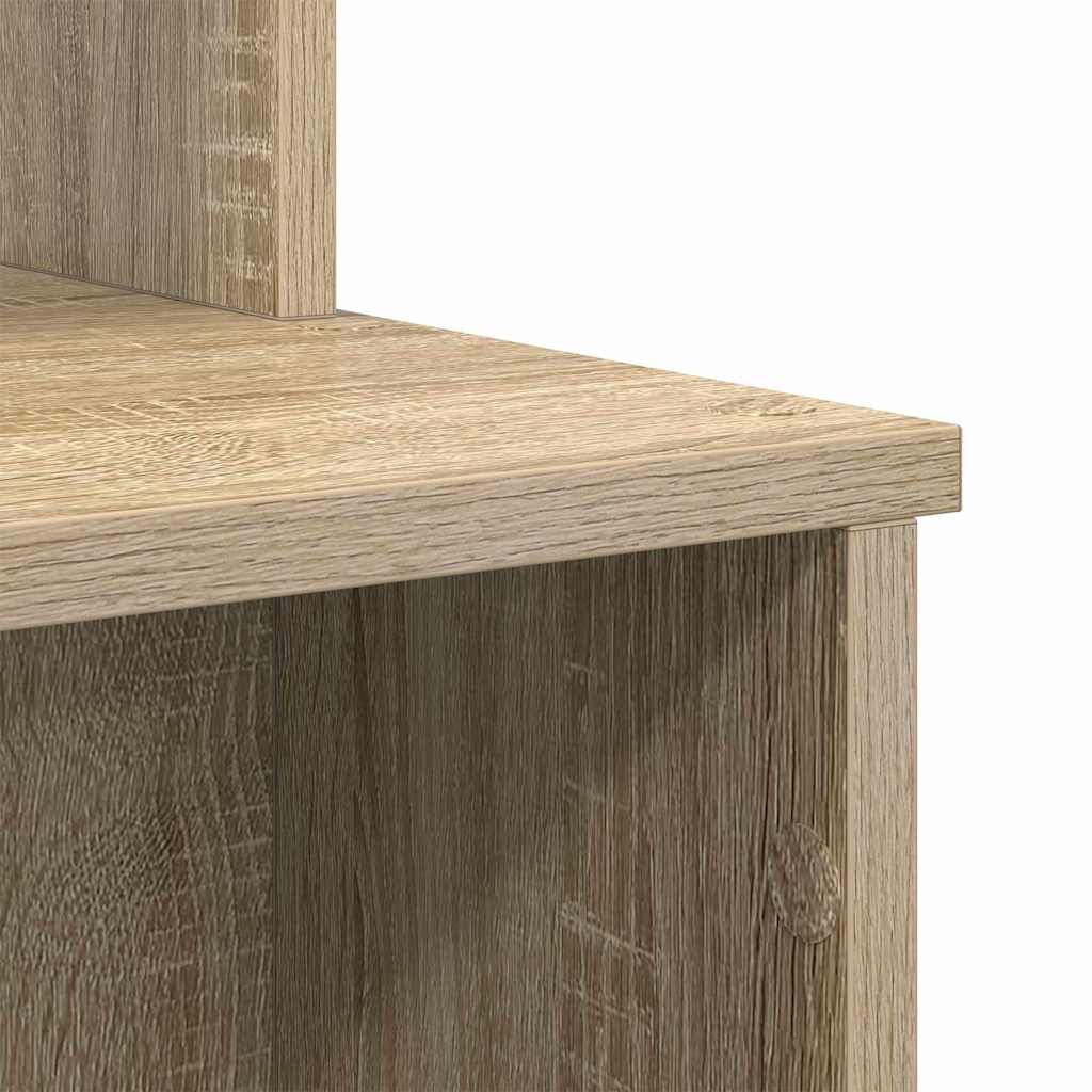 Asztal Sonoma tölgy Szerelt Fa 120,5 x 44 x 88,5 cm