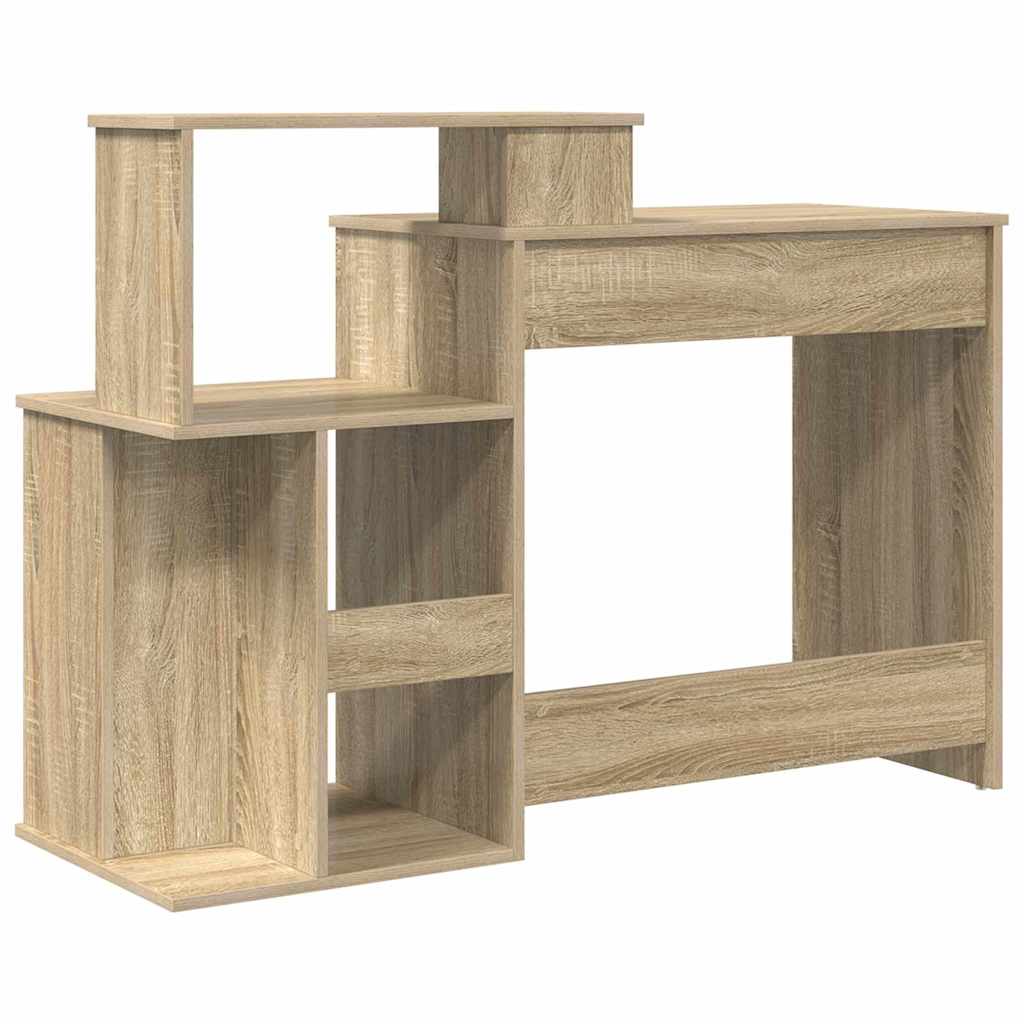 Asztal Sonoma tölgy Szerelt Fa 120,5 x 44 x 88,5 cm