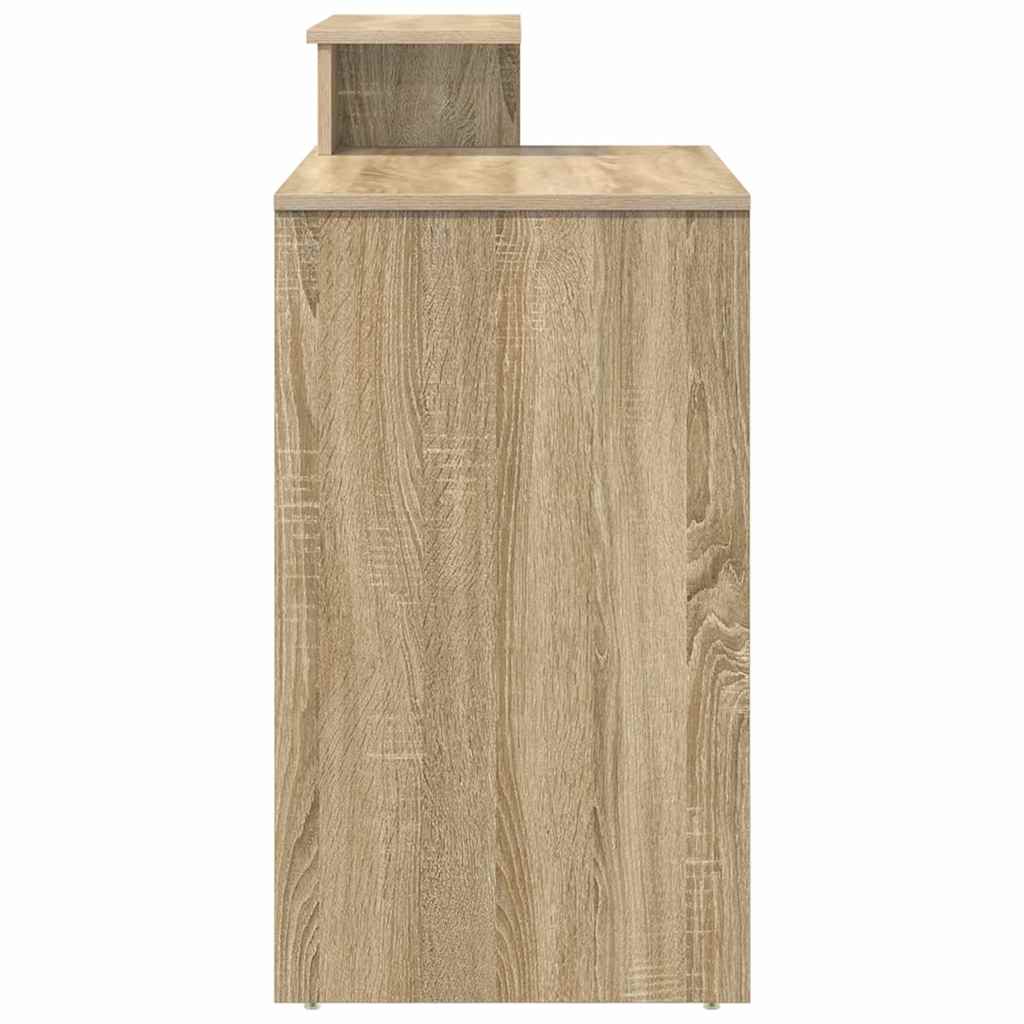 Asztal Sonoma tölgy Szerelt Fa 120,5 x 44 x 88,5 cm