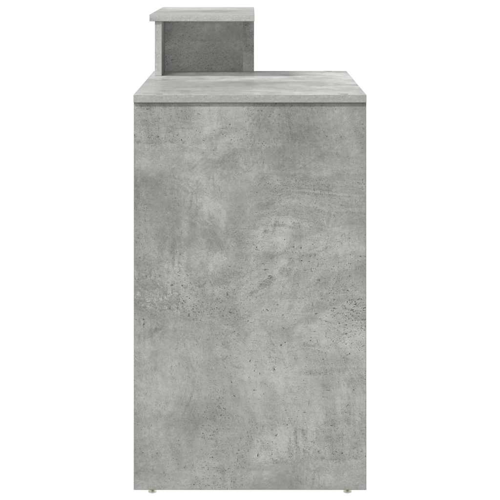 Asztal Beton Szürke Szerelt Fa 120,5 x 44 x 88,5 cm