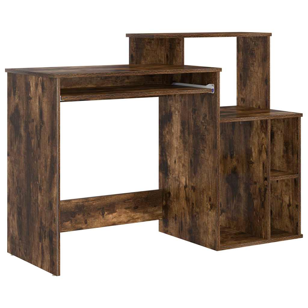 Asztal Füstölt tölgy Szerelt Fa 120,5 x 44 x 88,5 cm