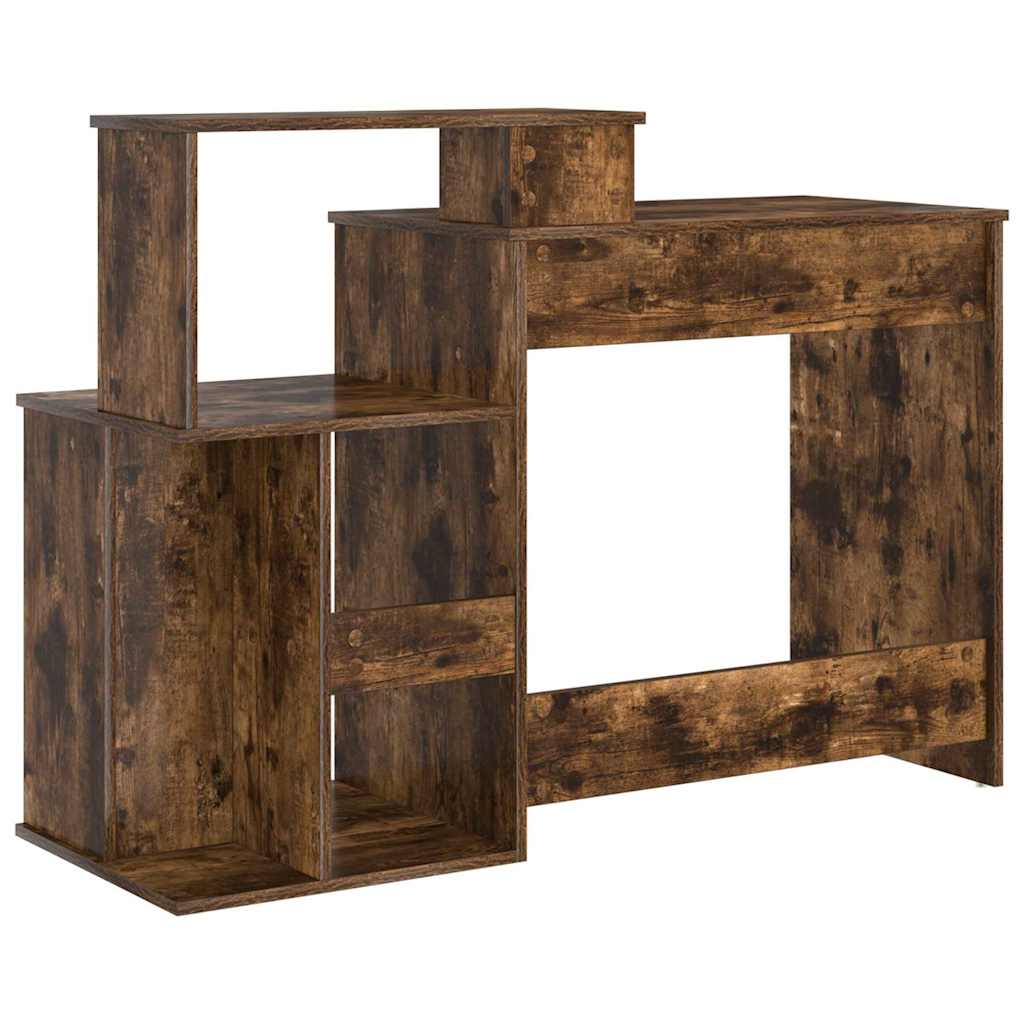 Asztal Füstölt tölgy Szerelt Fa 120,5 x 44 x 88,5 cm