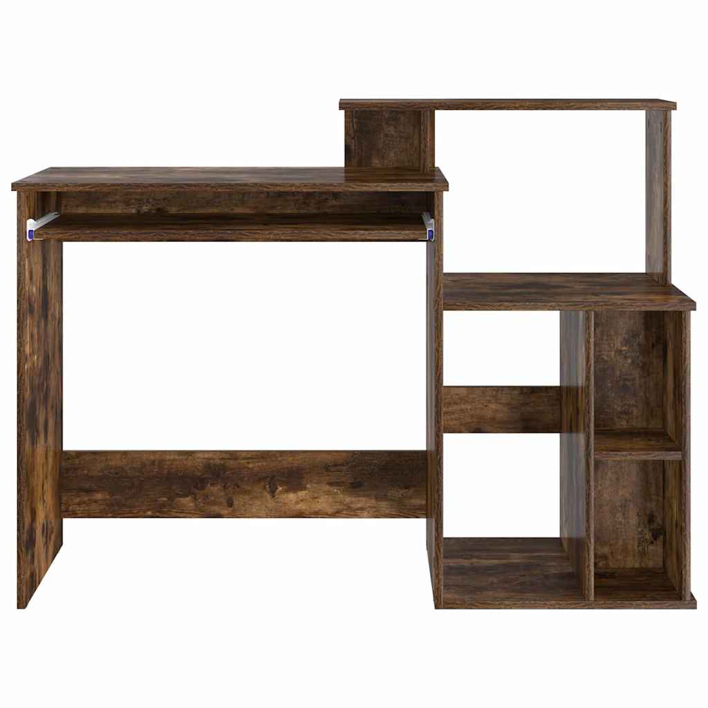 Asztal Füstölt tölgy Szerelt Fa 120,5 x 44 x 88,5 cm