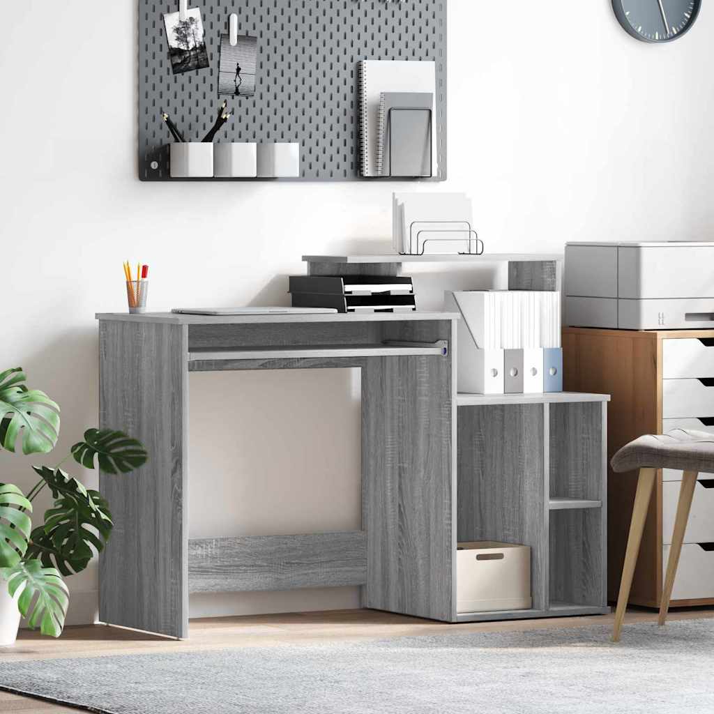 Asztal Szürke Sonoma Szerelt Fa 120,5 x 44 x 88,5 cm