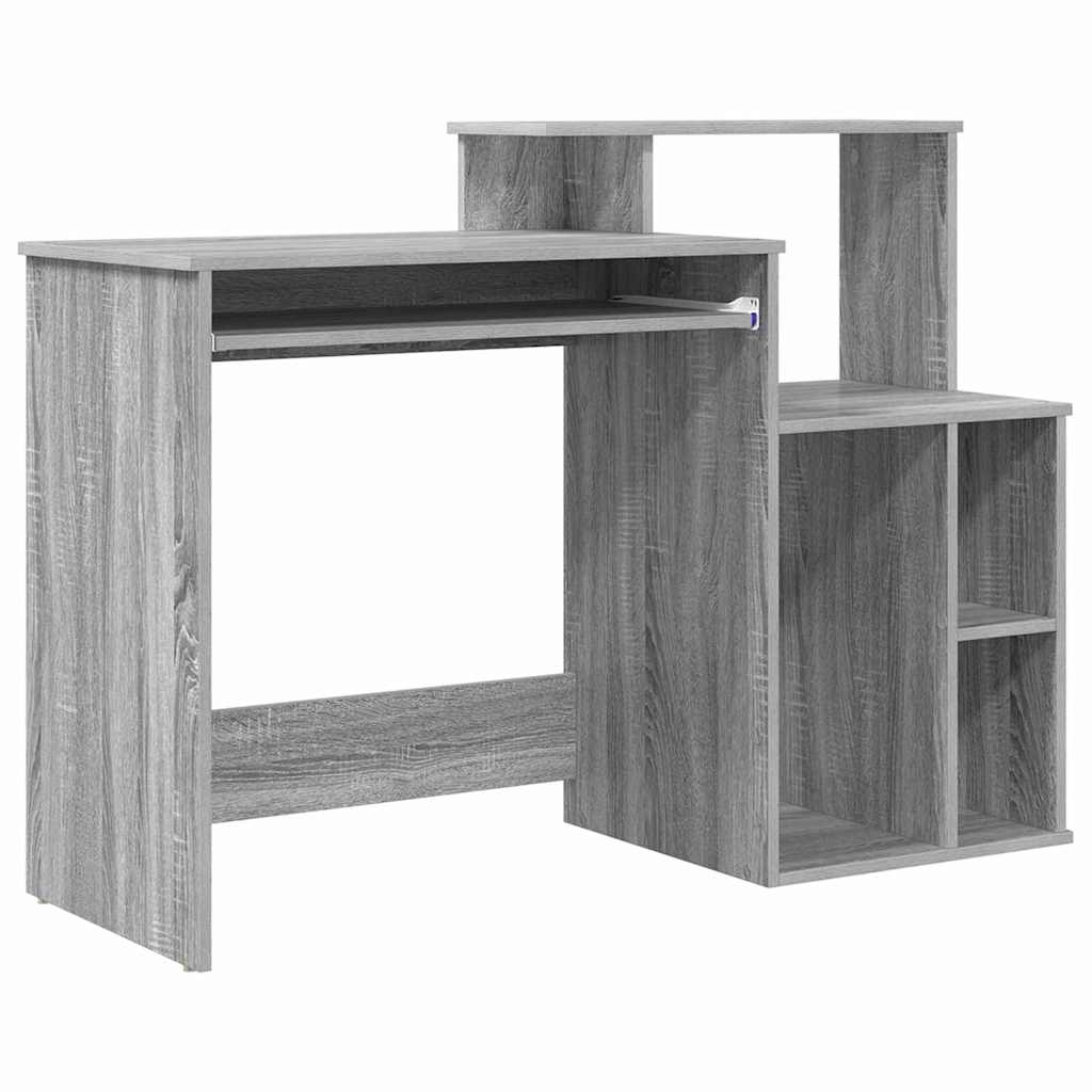 Asztal Szürke Sonoma Szerelt Fa 120,5 x 44 x 88,5 cm