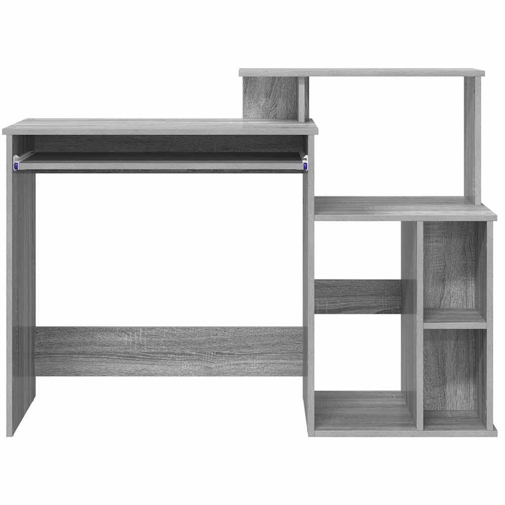 Asztal Szürke Sonoma Szerelt Fa 120,5 x 44 x 88,5 cm