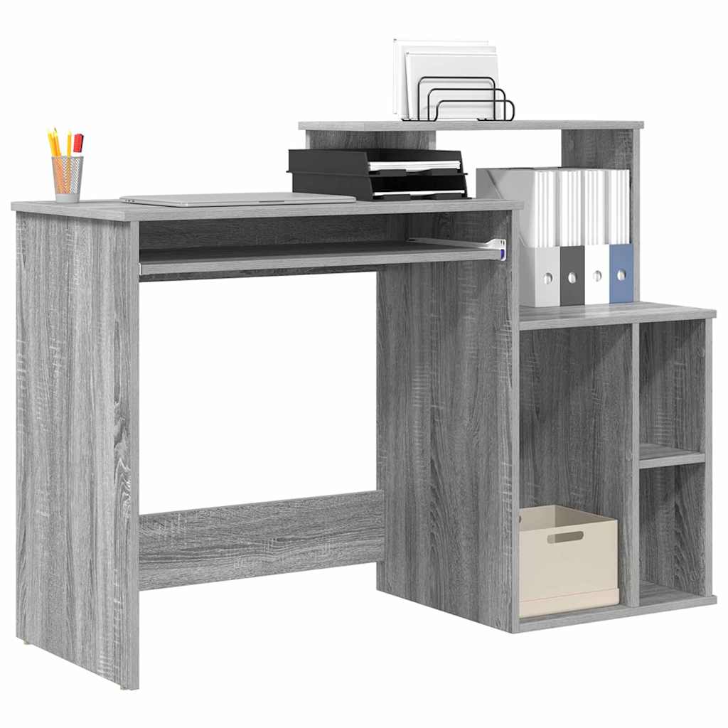 Asztal Szürke Sonoma Szerelt Fa 120,5 x 44 x 88,5 cm