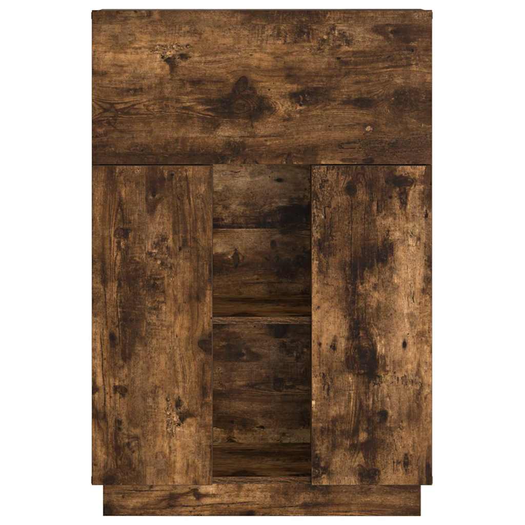 Asztal Füstölt tölgy 71.5 x 31.5 x 106.5 cm Szerelt Fa