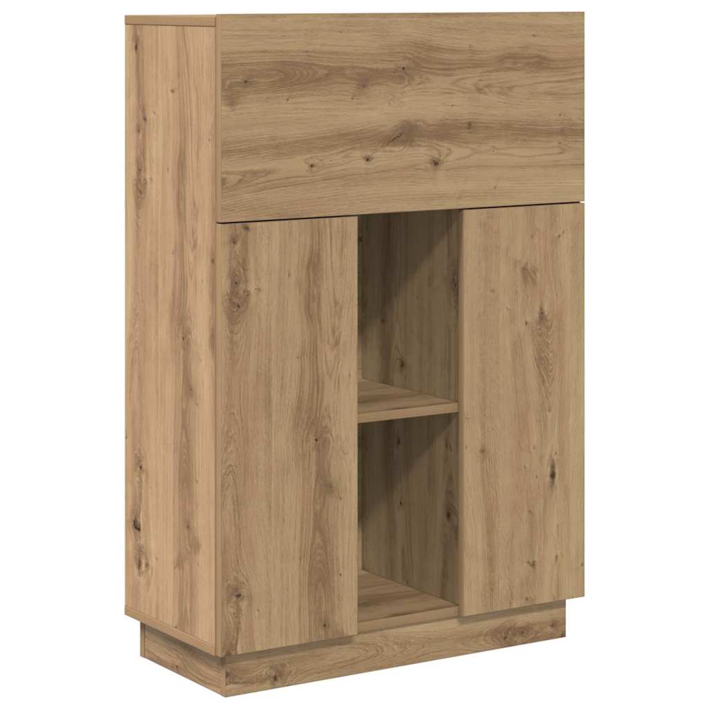 Asztal Artisan tölgy Szerelt Fa 71.5 x 31.5 x 106.5 cm