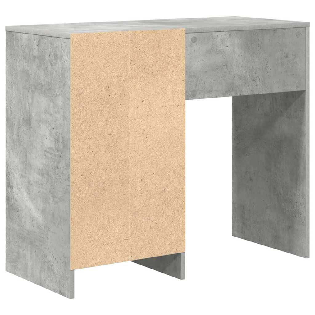 Asztal Beton Szürke Szerelt Fa 90 x 37.5 x 75 cm
