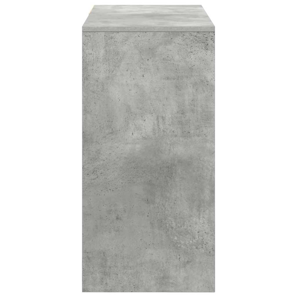 Asztal Beton Szürke Szerelt Fa 90 x 37.5 x 75 cm
