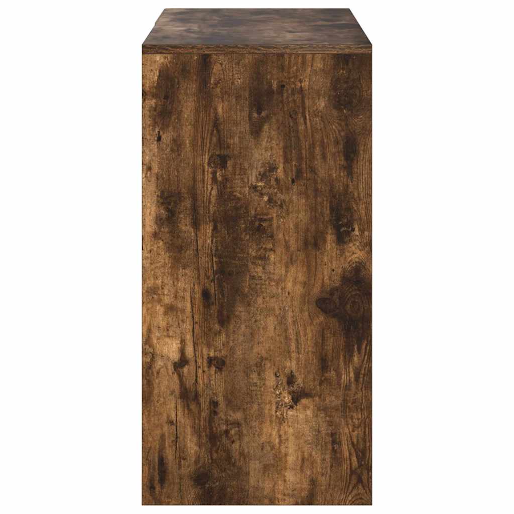 Asztal Füstölt tölgy Szerelt Fa 90 x 37.5 x 75 cm