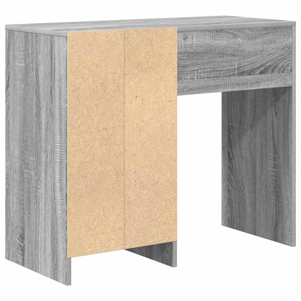 Asztal Szürke Sonoma Szerelt Fa 90 x 37.5 x 75 cm
