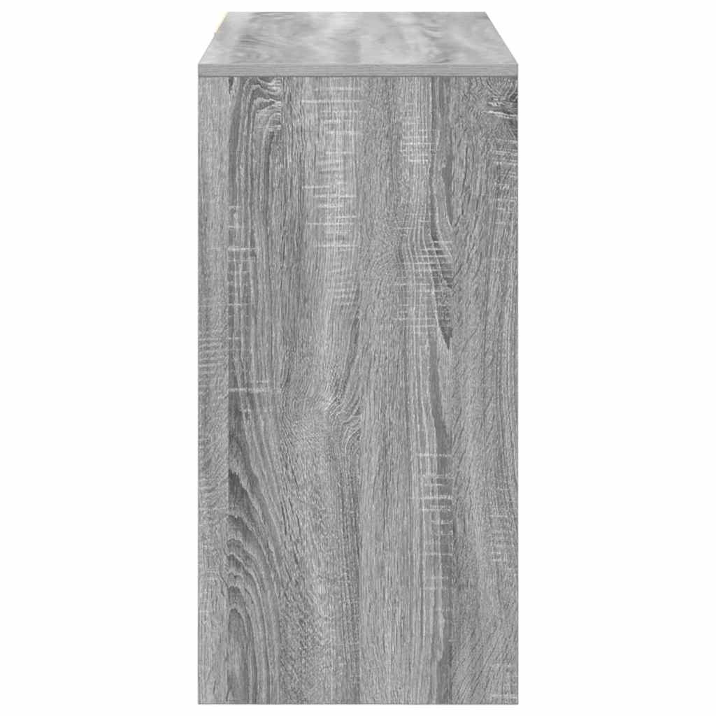 Asztal Szürke Sonoma Szerelt Fa 90 x 37.5 x 75 cm