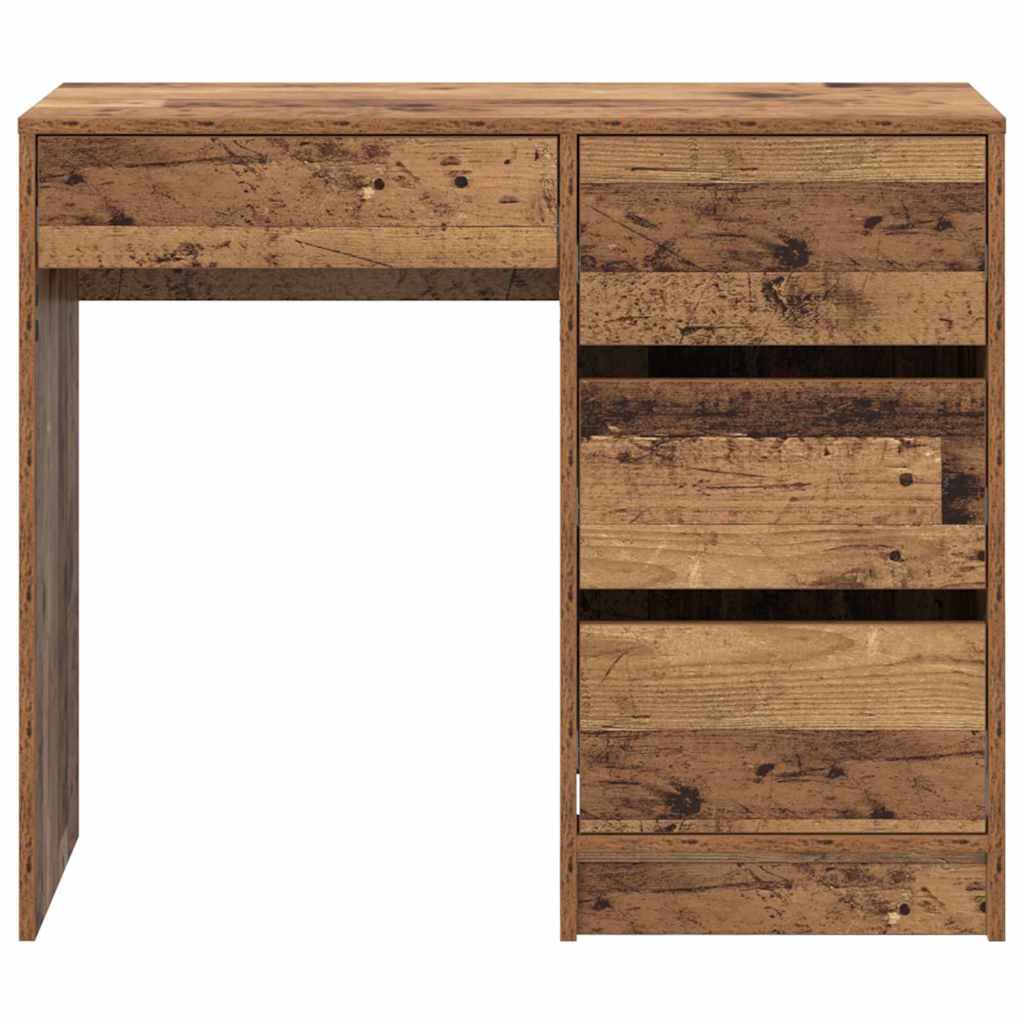 Asztal Öreg fa Szerelt Fa 90 x 37.5 x 75 cm
