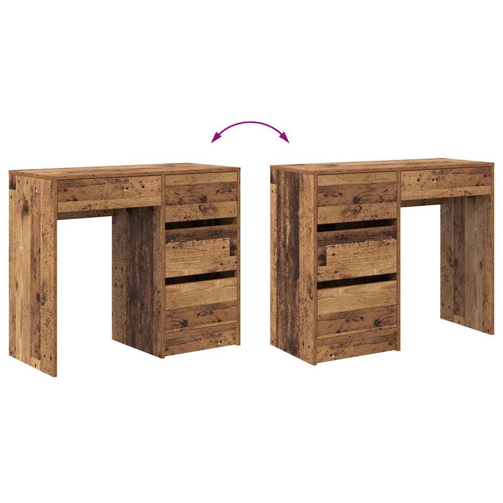 Asztal Öreg fa Szerelt Fa 90 x 37.5 x 75 cm