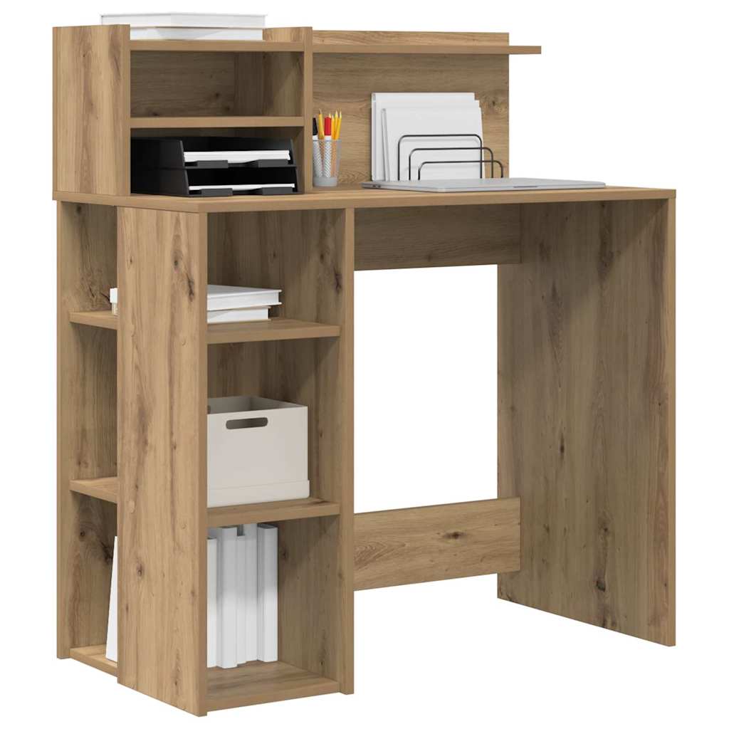 Asztal Artisan tölgy Szerelt Fa 90 x 48 x 101,5 cm
