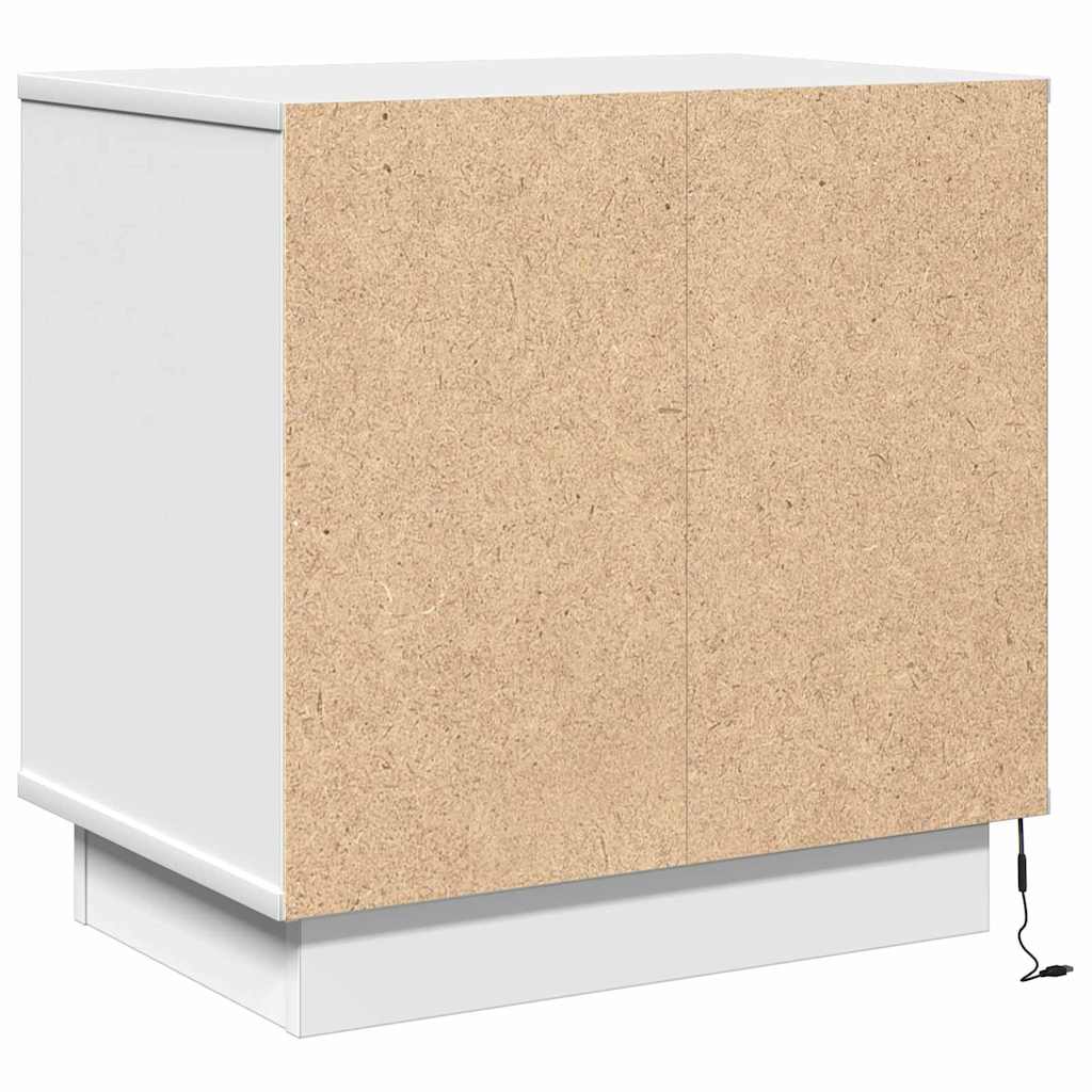 Éjjeliszekrény 2 db Fehér 50 x 34,5 x 50 cm Szerelt fa