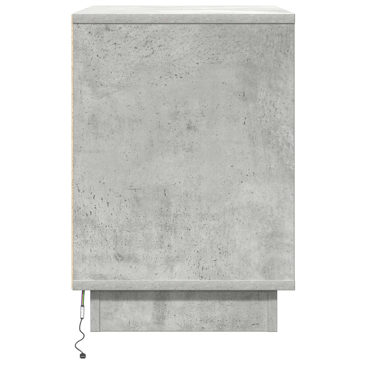 Éjjeliszekrény 2 db Beton Szürke 50 x 34,5 x 50 cm Szerelt fa