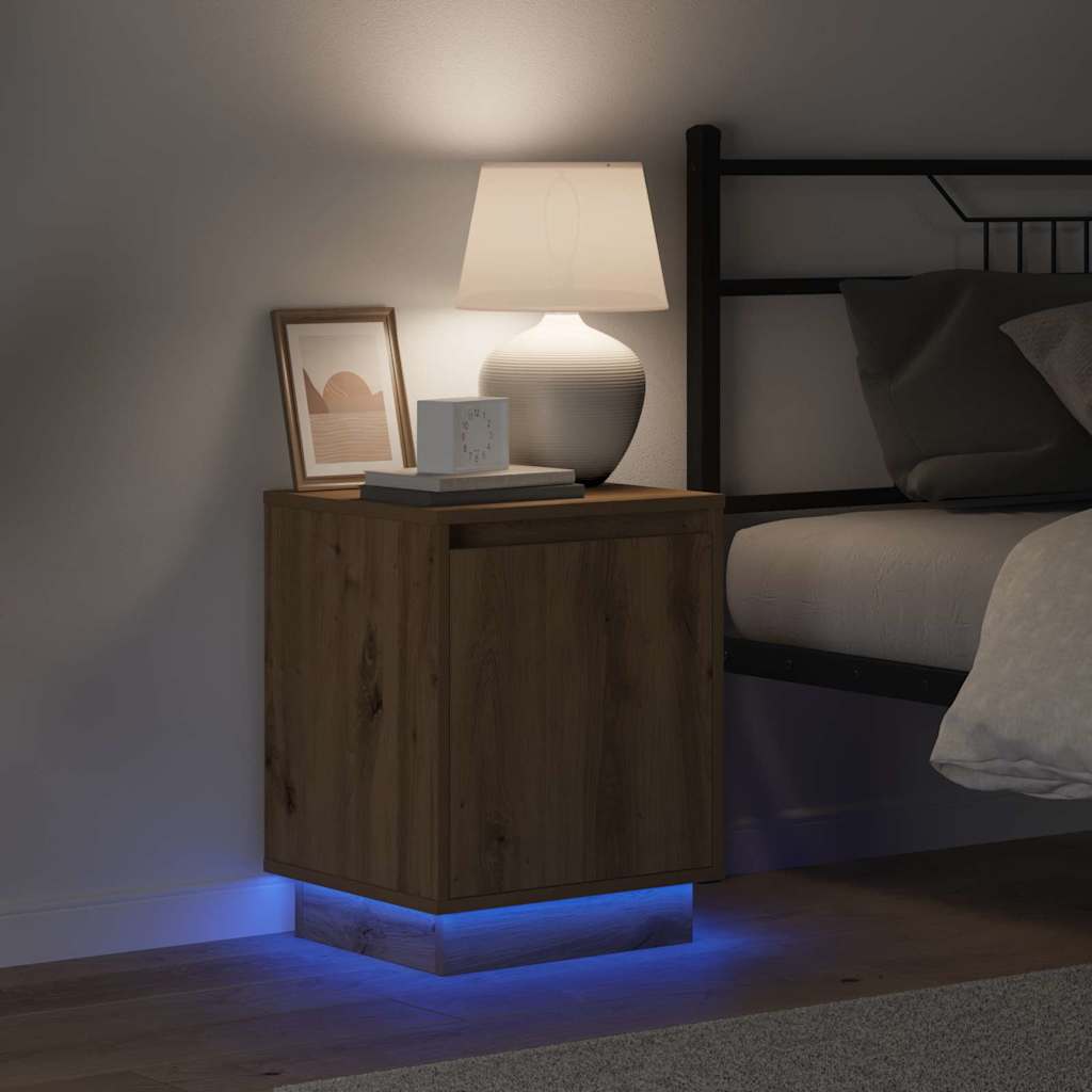 Éjjeliszekrény Artisan tölgy 39 x 34,5 x 50 cm Szerelt fa