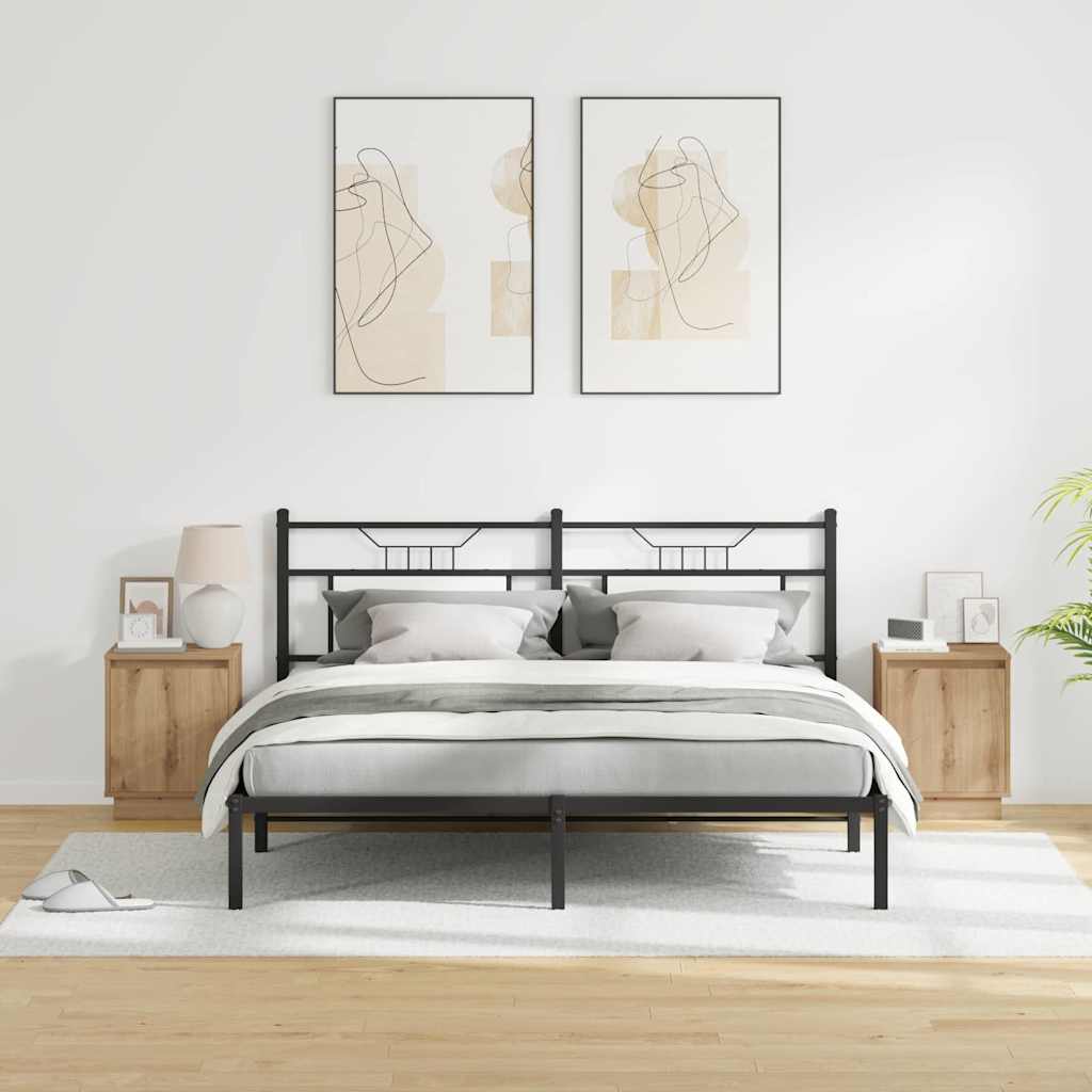 Éjjeliszekrény 2 db Artisan tölgy 39 x 34,5 x 50 cm Szerelt fa