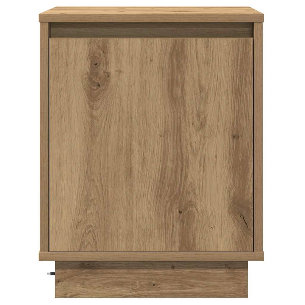 Éjjeliszekrény 2 db Artisan tölgy 39 x 34,5 x 50 cm Szerelt fa