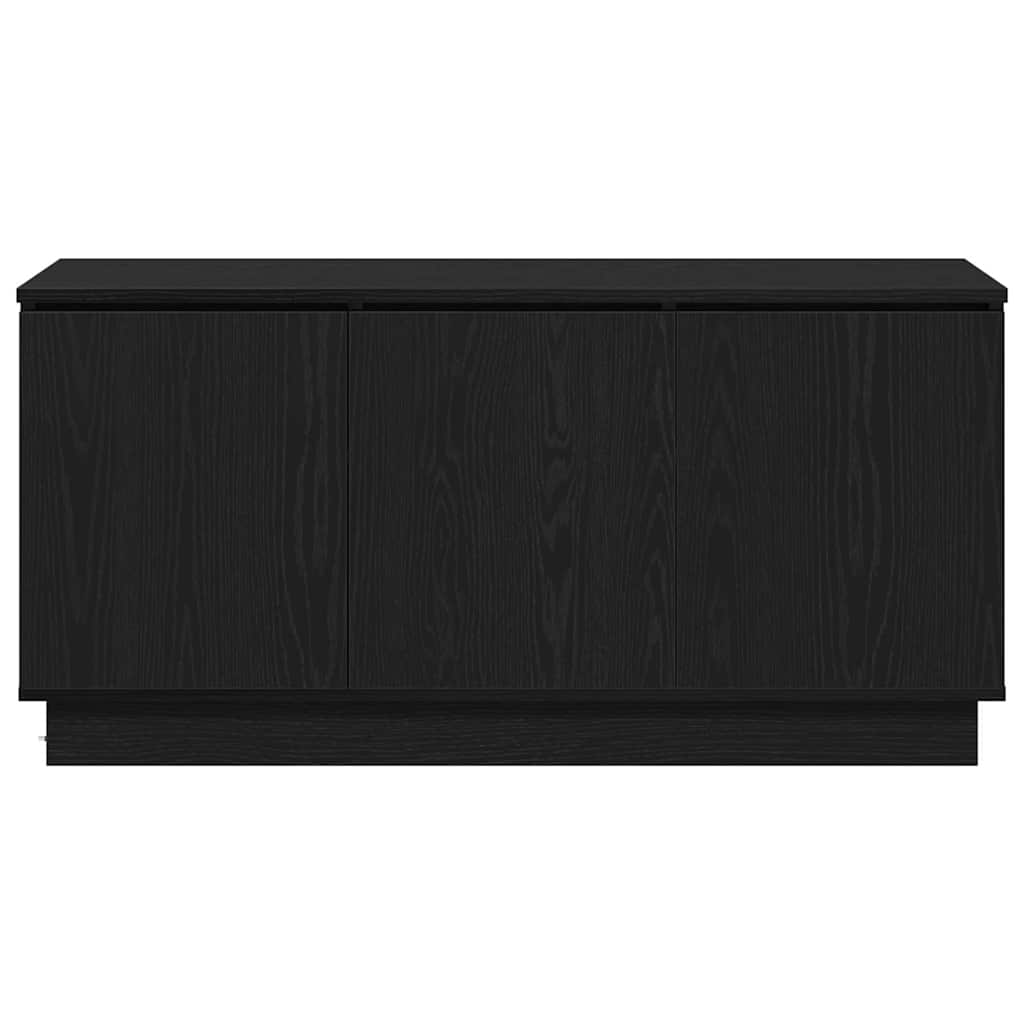 TV szekrény 100 x 38 x 49 cm Fekete tölgy Szerelt Fa