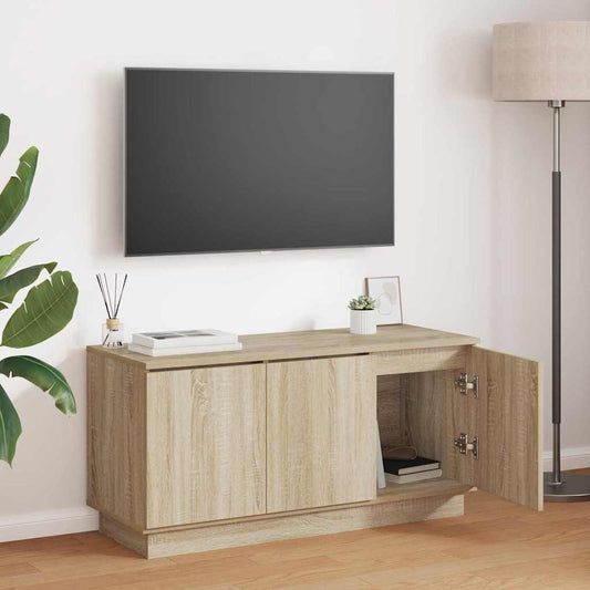 TV szekrény Sonoma tölgy 100 x 38 x 49 cm Faanyag