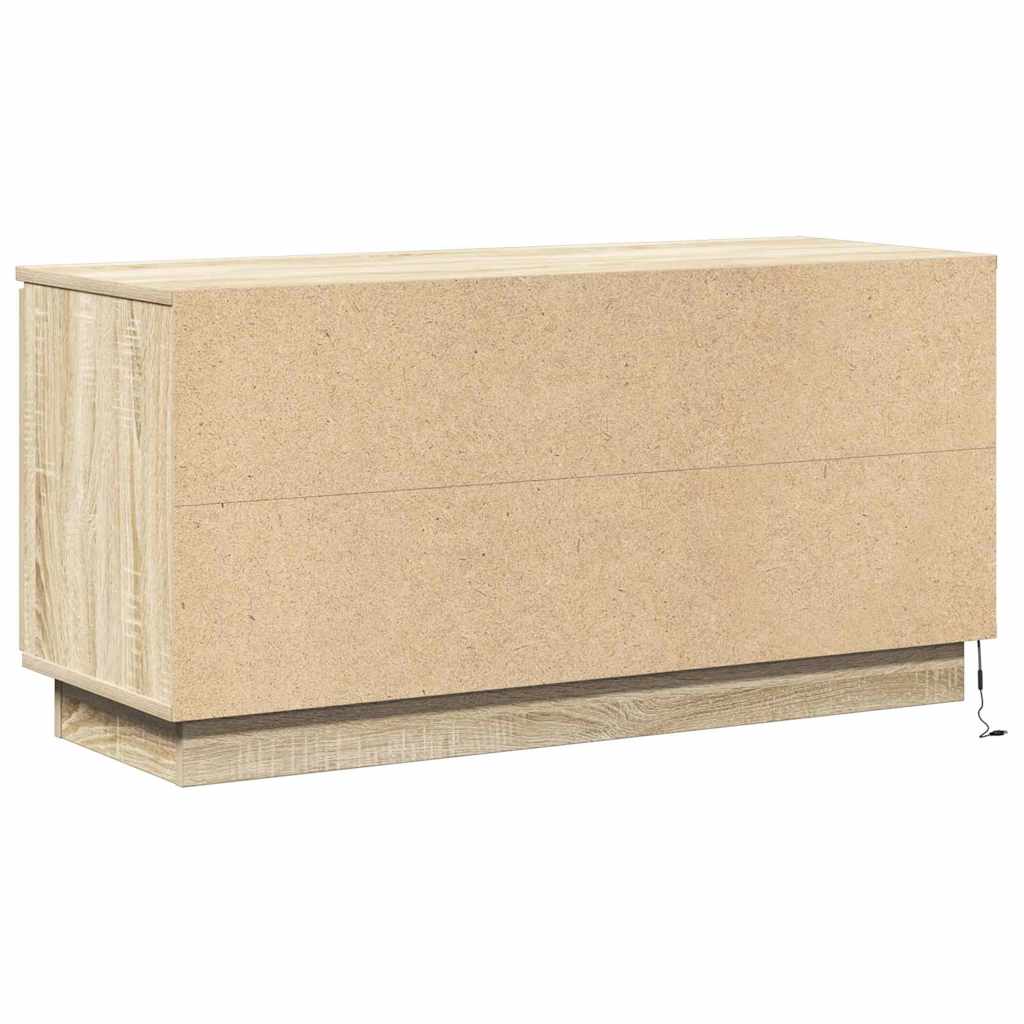 TV szekrény 100 x 38 x 49 cm Sonoma tölgy Szerelt Fa