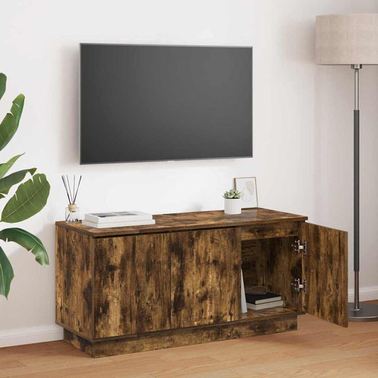 TV szekrény Füstölt tölgy 100 x 38 x 49 cm Faanyag