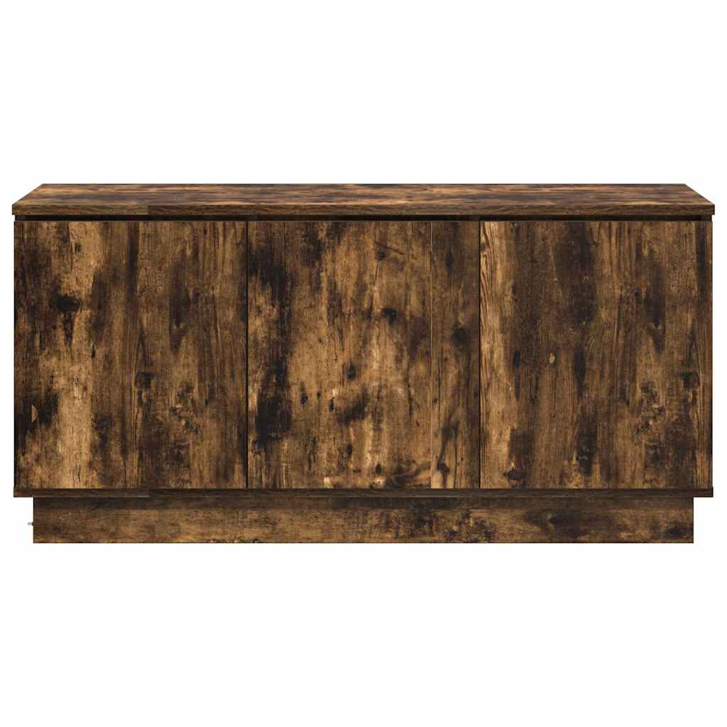 TV szekrény 100 x 38 x 49 cm Füstölt tölgy Szerelt Fa