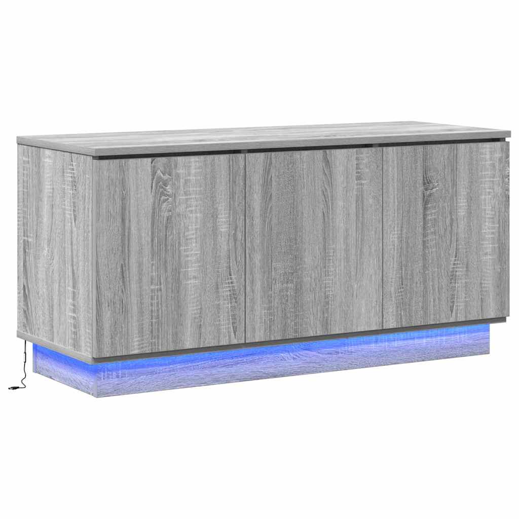 TV szekrény 100 x 38 x 49 cm Szürke Sonoma Szerelt Fa