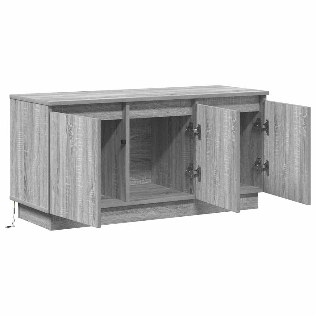 TV szekrény 100 x 38 x 49 cm Szürke Sonoma Szerelt Fa