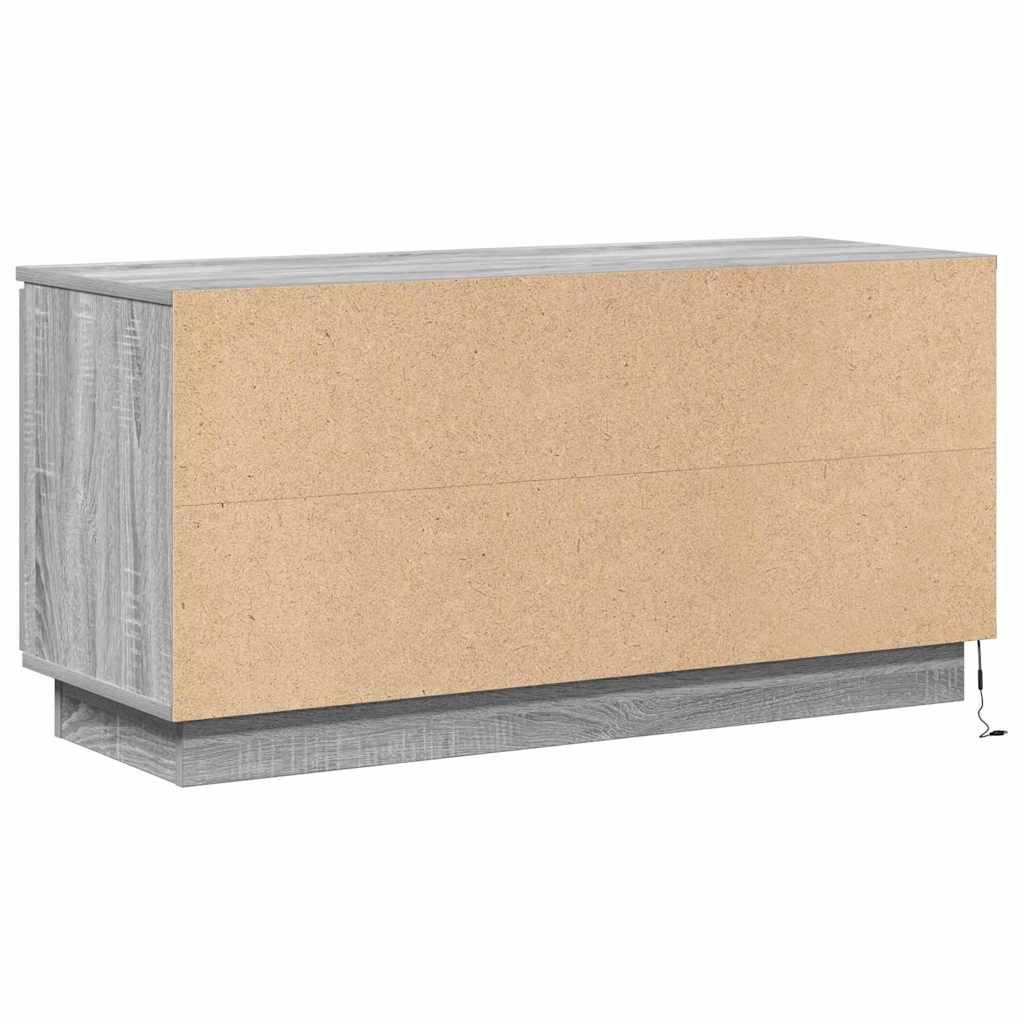 TV szekrény 100 x 38 x 49 cm Szürke Sonoma Szerelt Fa