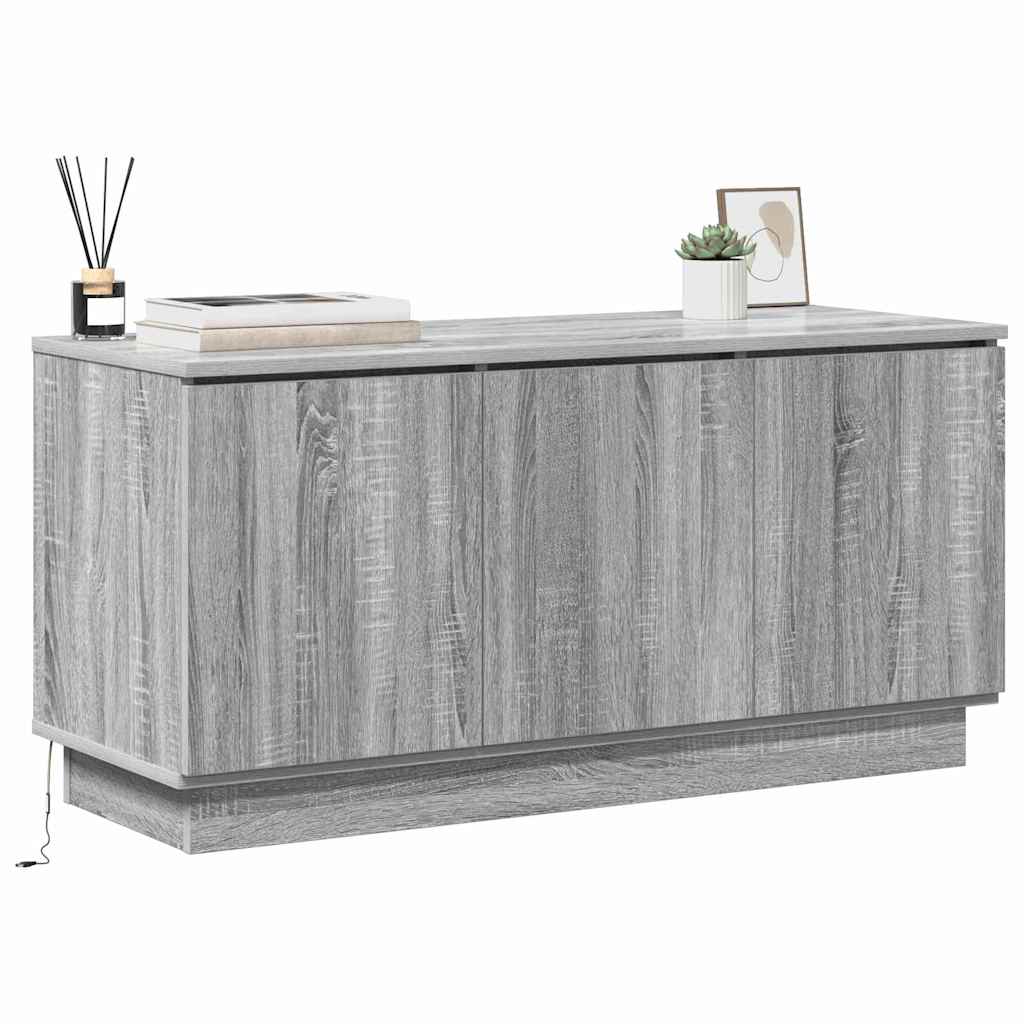 TV szekrény 100 x 38 x 49 cm Szürke Sonoma Szerelt Fa
